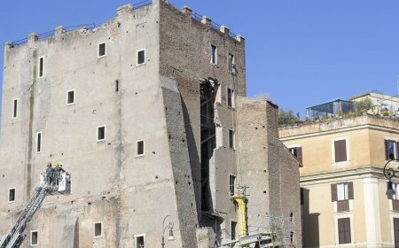 Roma’da tarihi kulede çökme: 11 saat sonra kurtarılan işçi hastanede yaşamını yitirdi