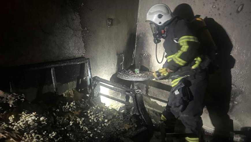 Samandağ’da ev küle döndü